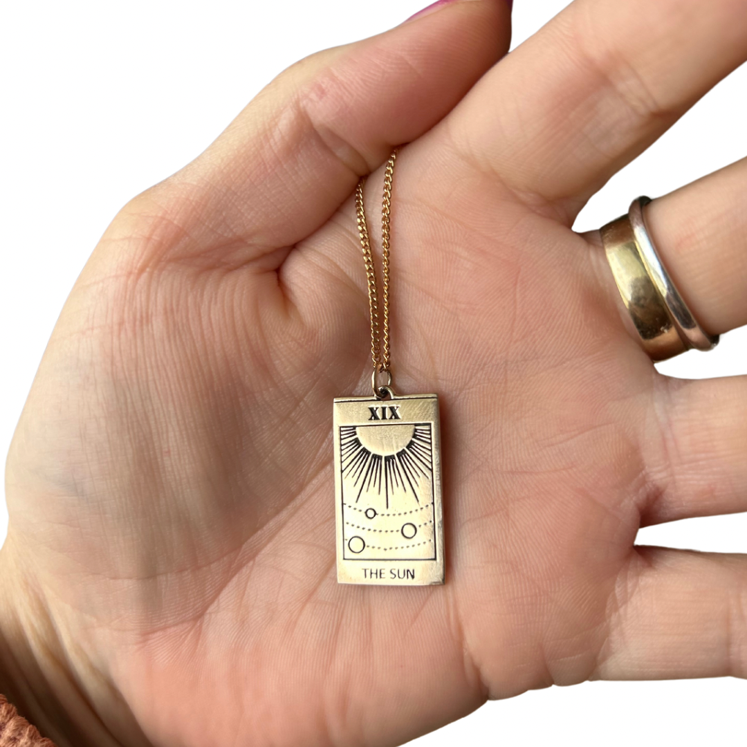 Tarot Card Necklace - Aligned Gemini Co