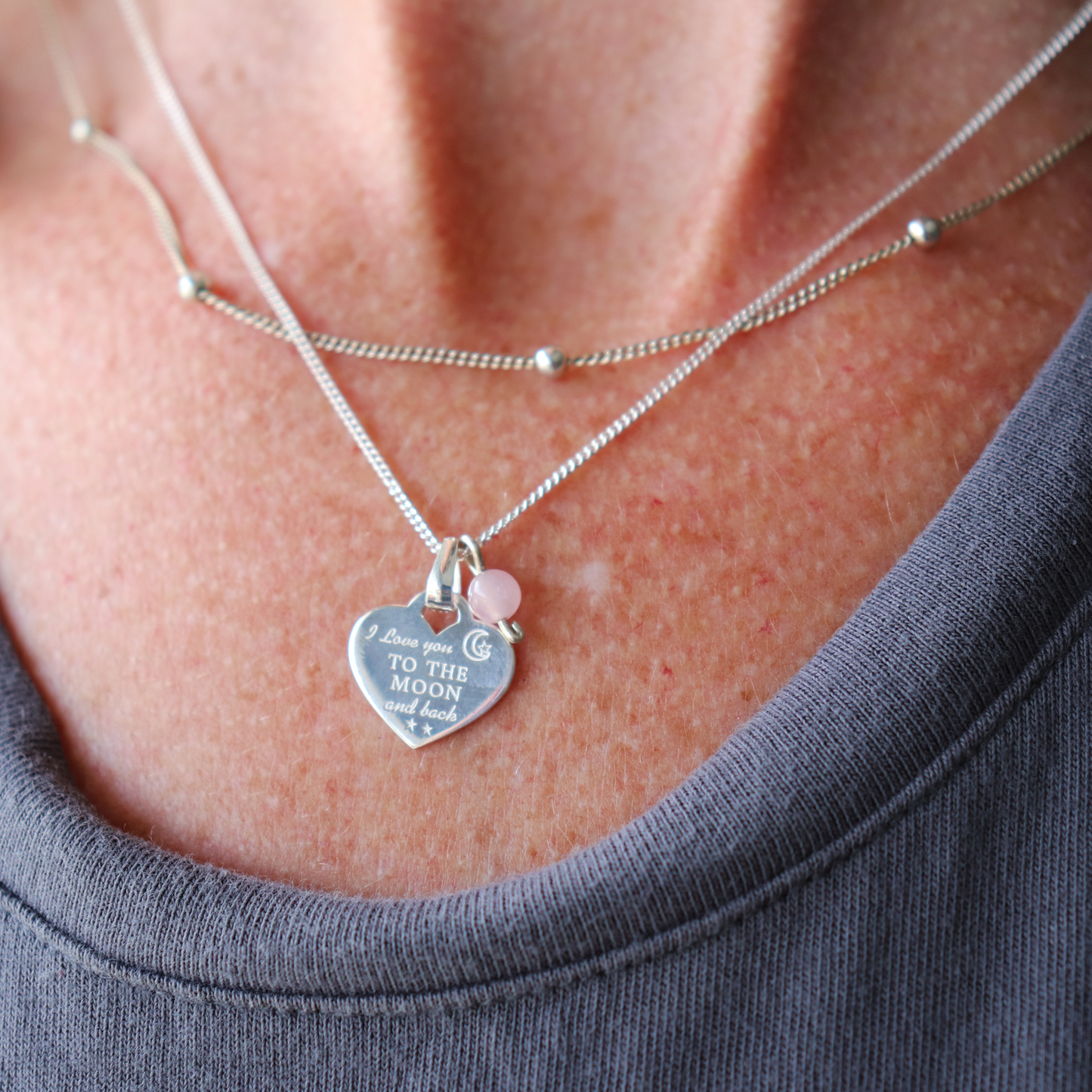 Love you to the Moon & Back necklace - Aligned Gemini Co
