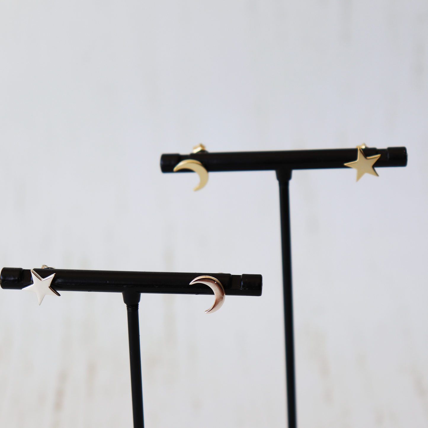 Moon & Star Studs - Aligned Gemini Co
