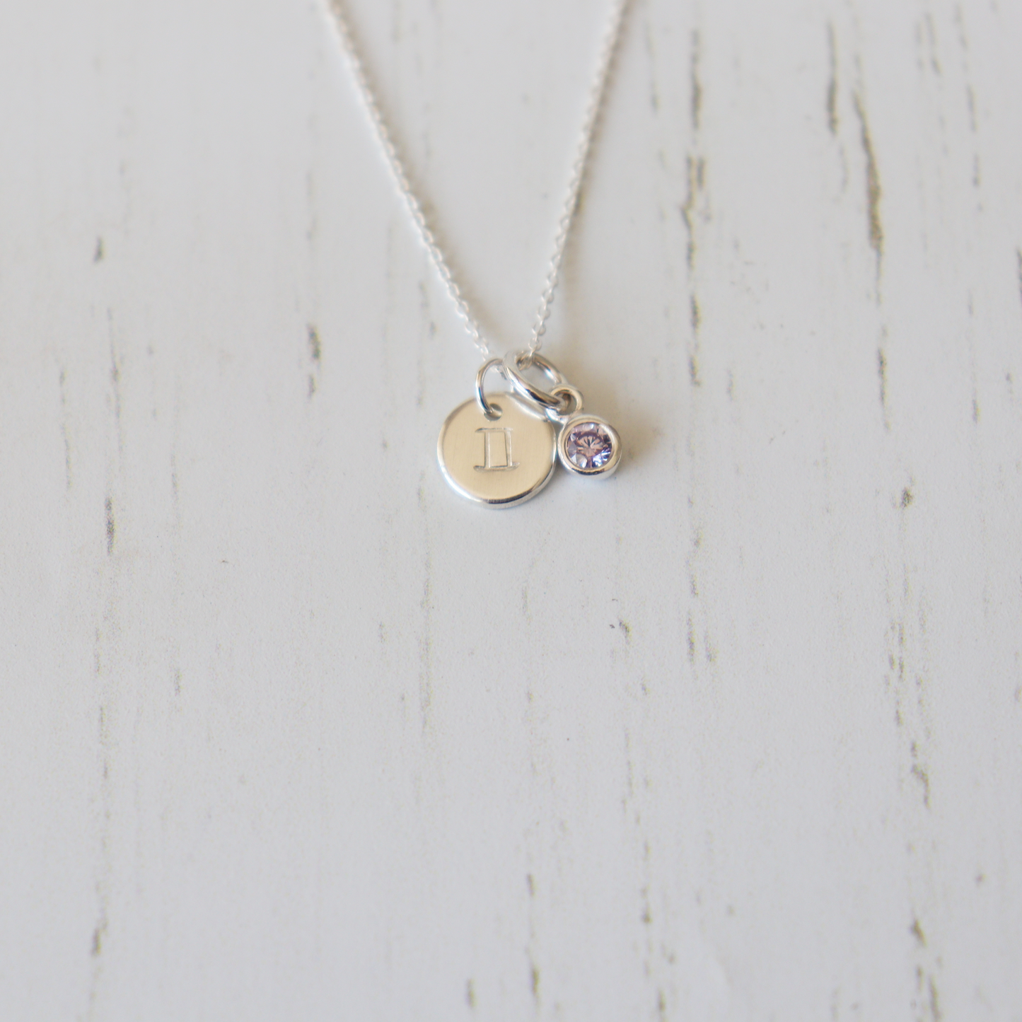 Birthstone Necklace - Aligned Gemini Co