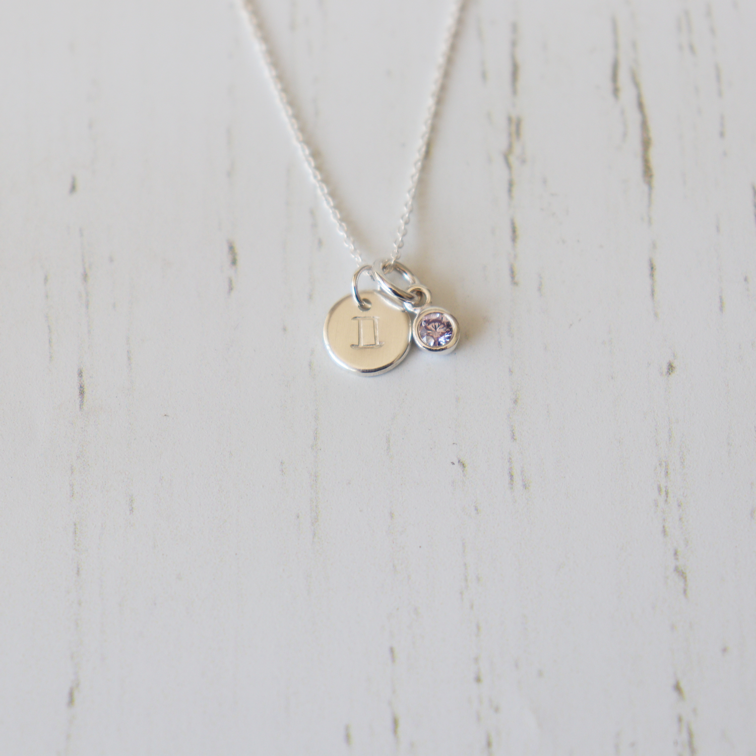Birthstone Necklace - Aligned Gemini Co