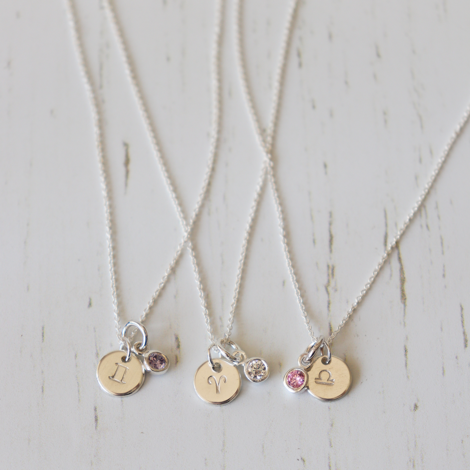 Birthstone Necklace - Aligned Gemini Co