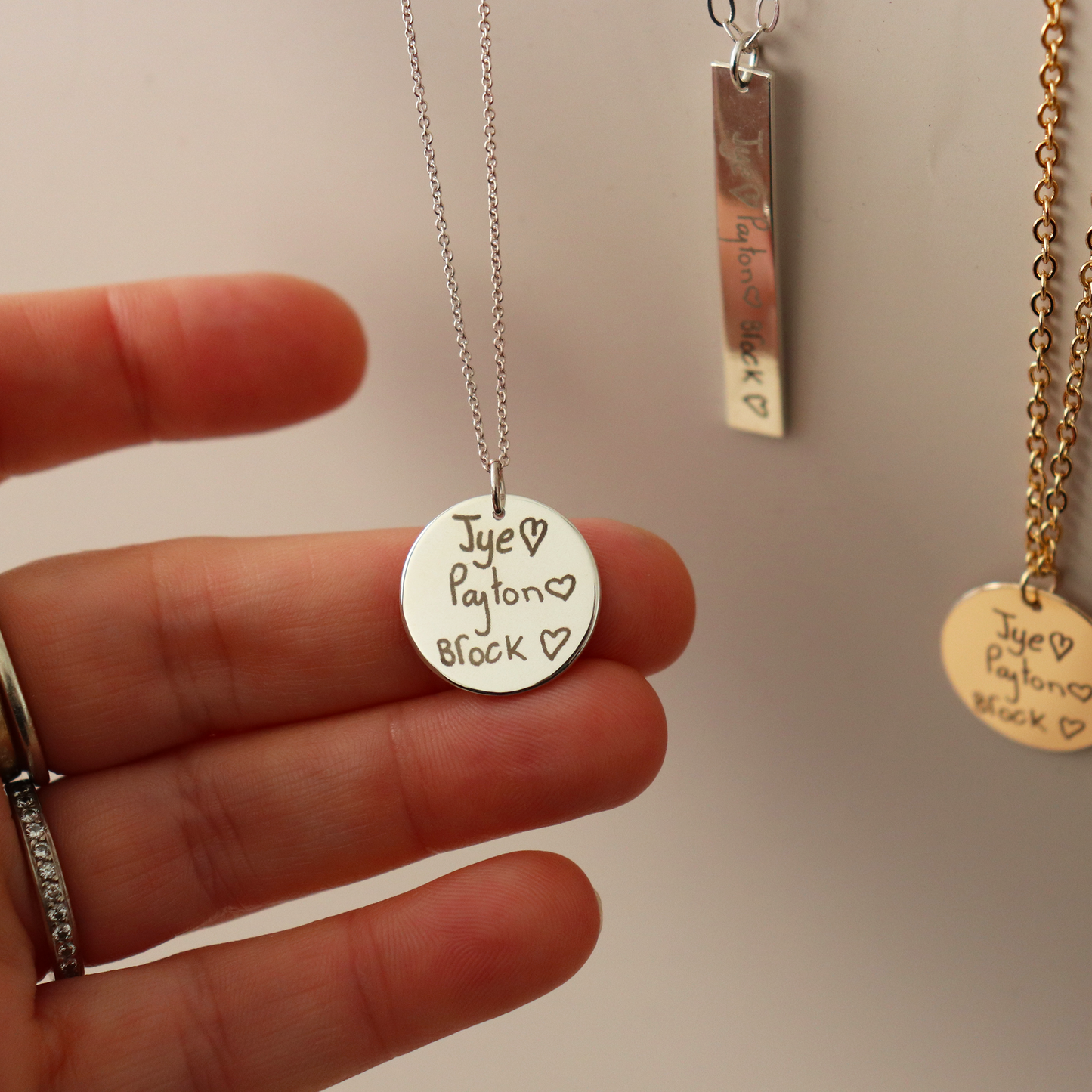 The Aura – Large Circle Pendant - Aligned Gemini Co