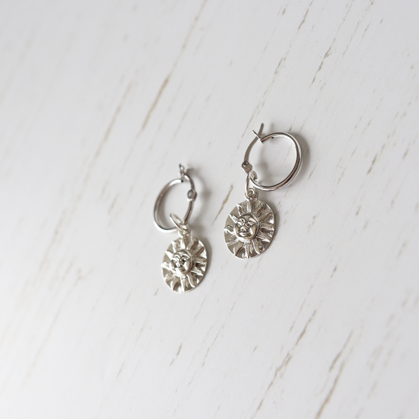 Sun Hoop Earrings - Aligned Gemini Co