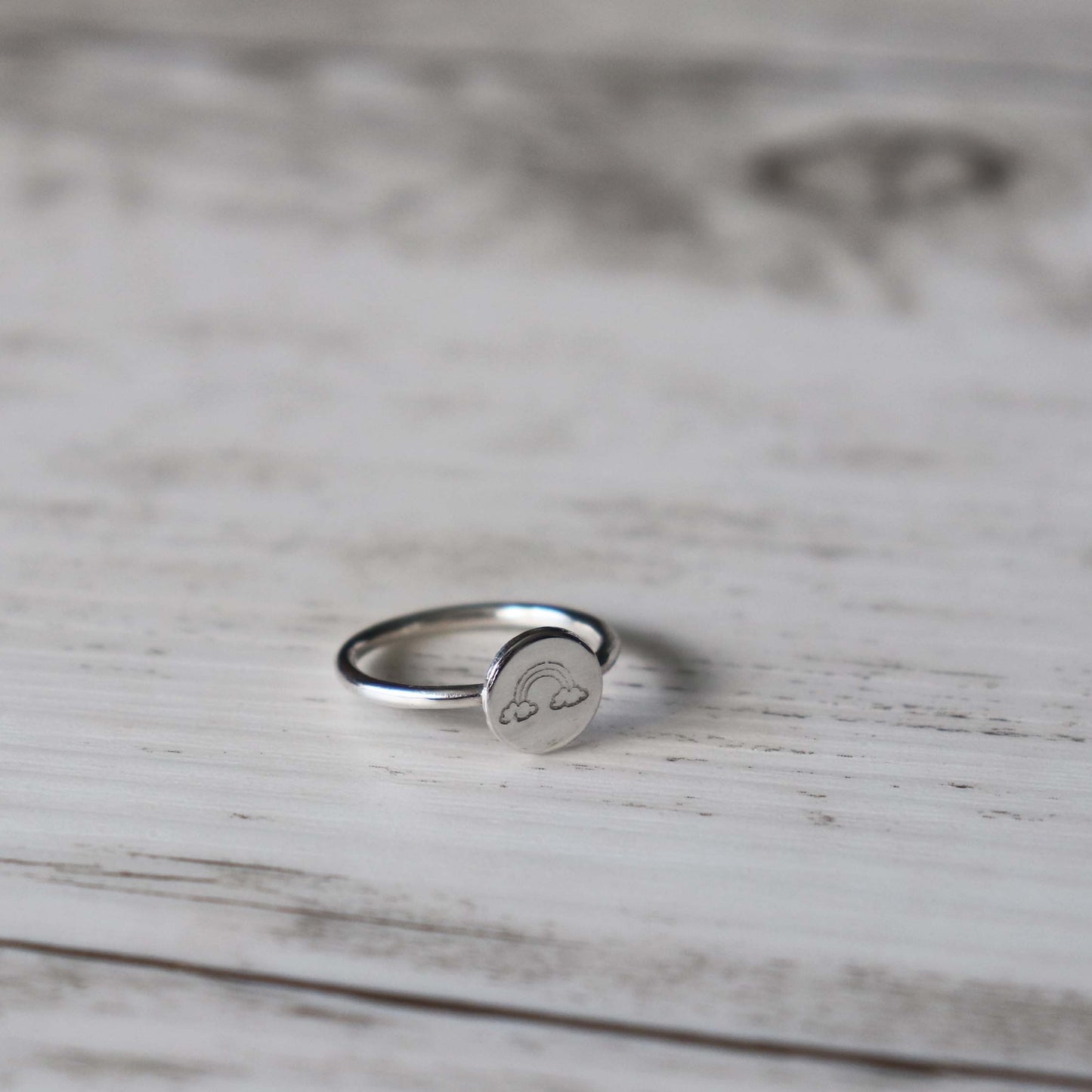 Rainbow Ring - Vintage Rose Handmade Jewellery