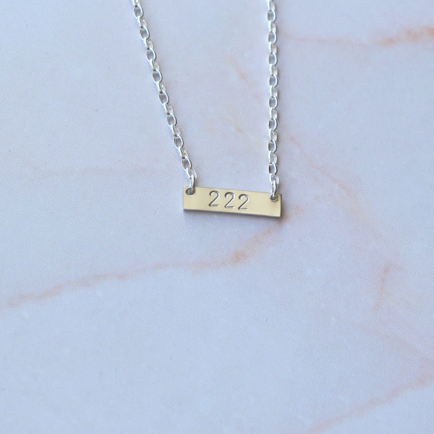 Angel Number Necklace - Vintage Rose Handmade Jewellery