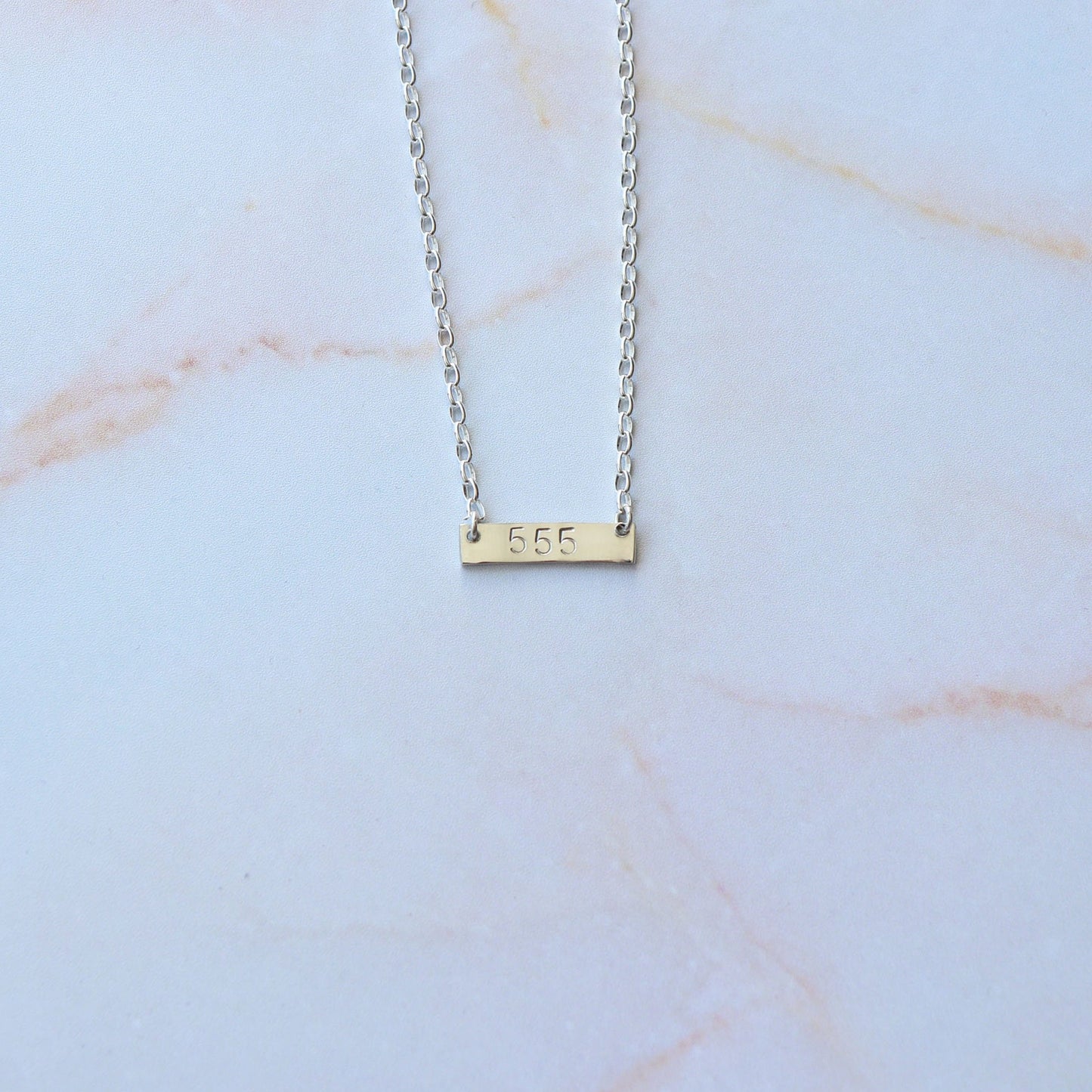 Angel Number Necklace - Vintage Rose Handmade Jewellery