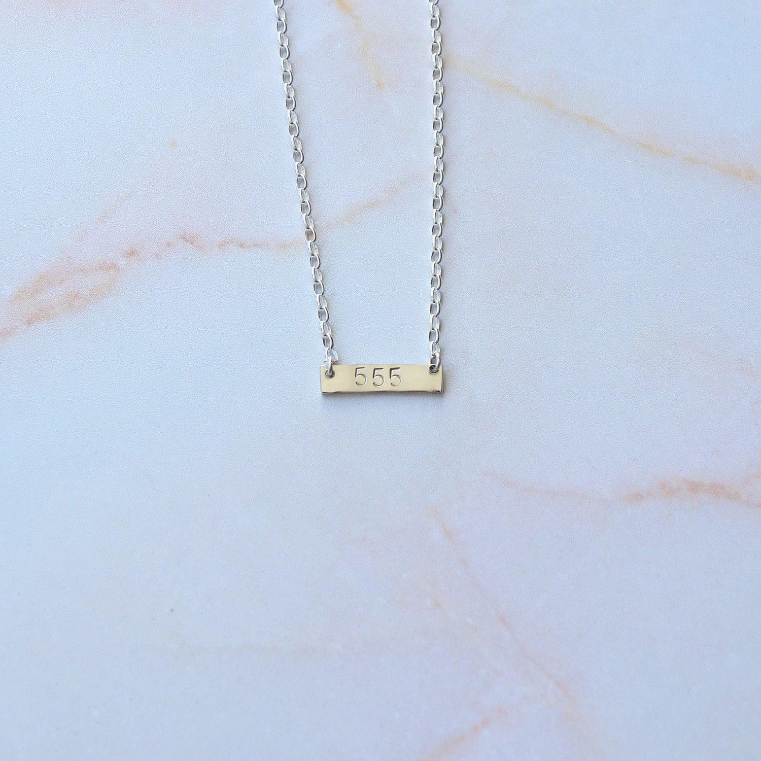 Angel Number Necklace - Vintage Rose Handmade Jewellery