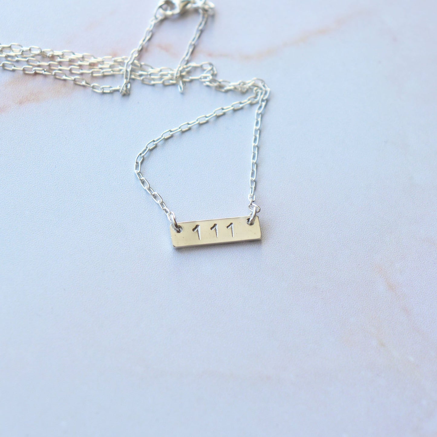 Angel Number Necklace - Vintage Rose Handmade Jewellery