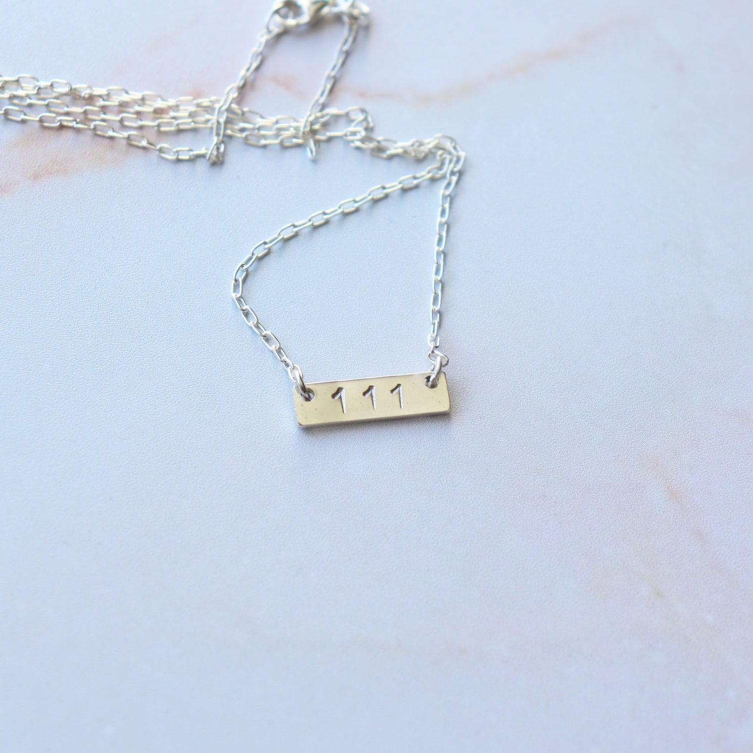 Angel Number Necklace - Vintage Rose Handmade Jewellery