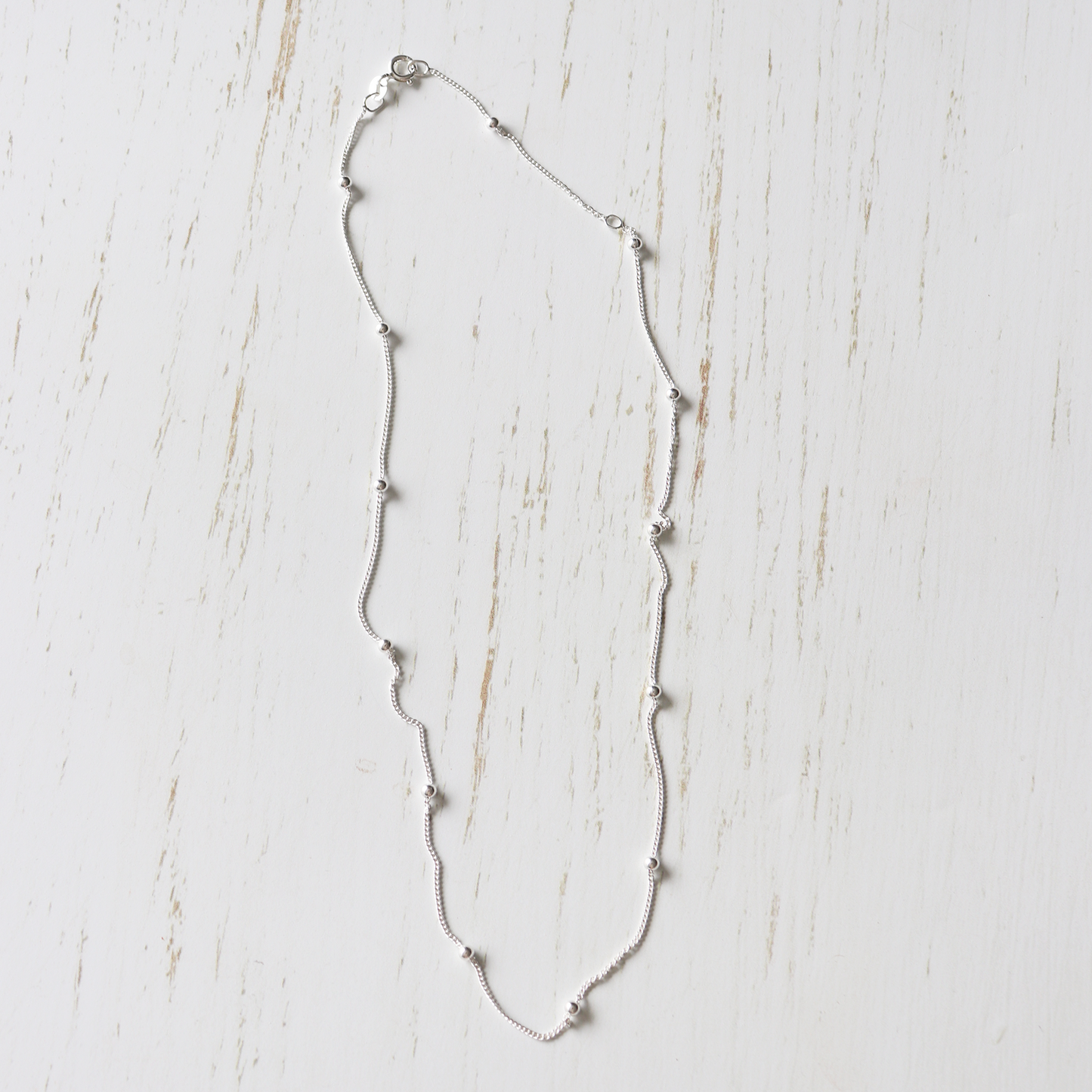 Silver Bead Chain - Aligned Gemini Co