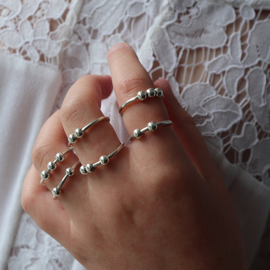 Anxiety Relief Fidget Ring - Aligned Gemini Co