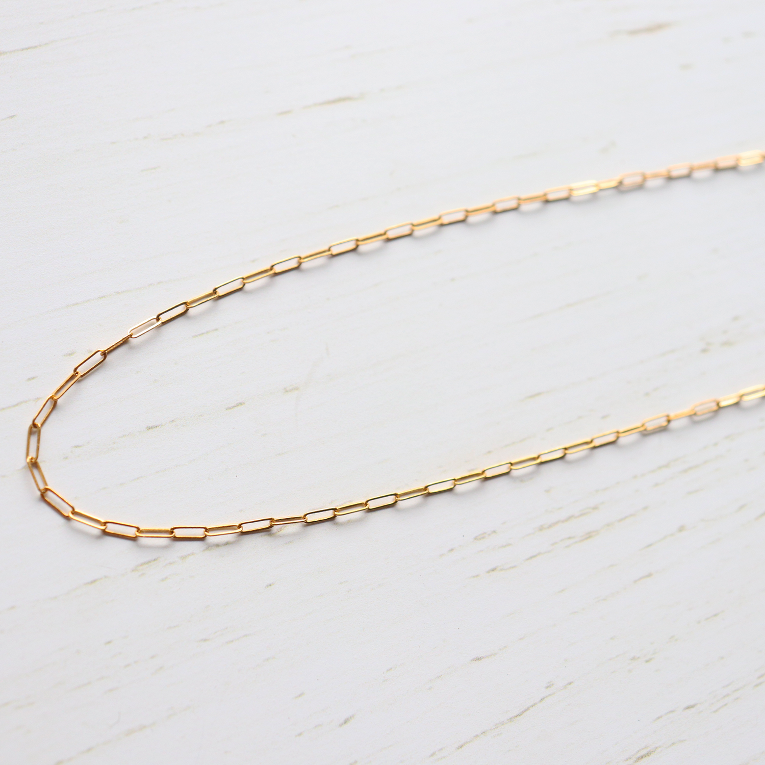 Paperclip Necklace - Gold - Aligned Gemini Co