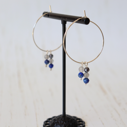 Nova Hoop Earrings - Aligned Gemini Co