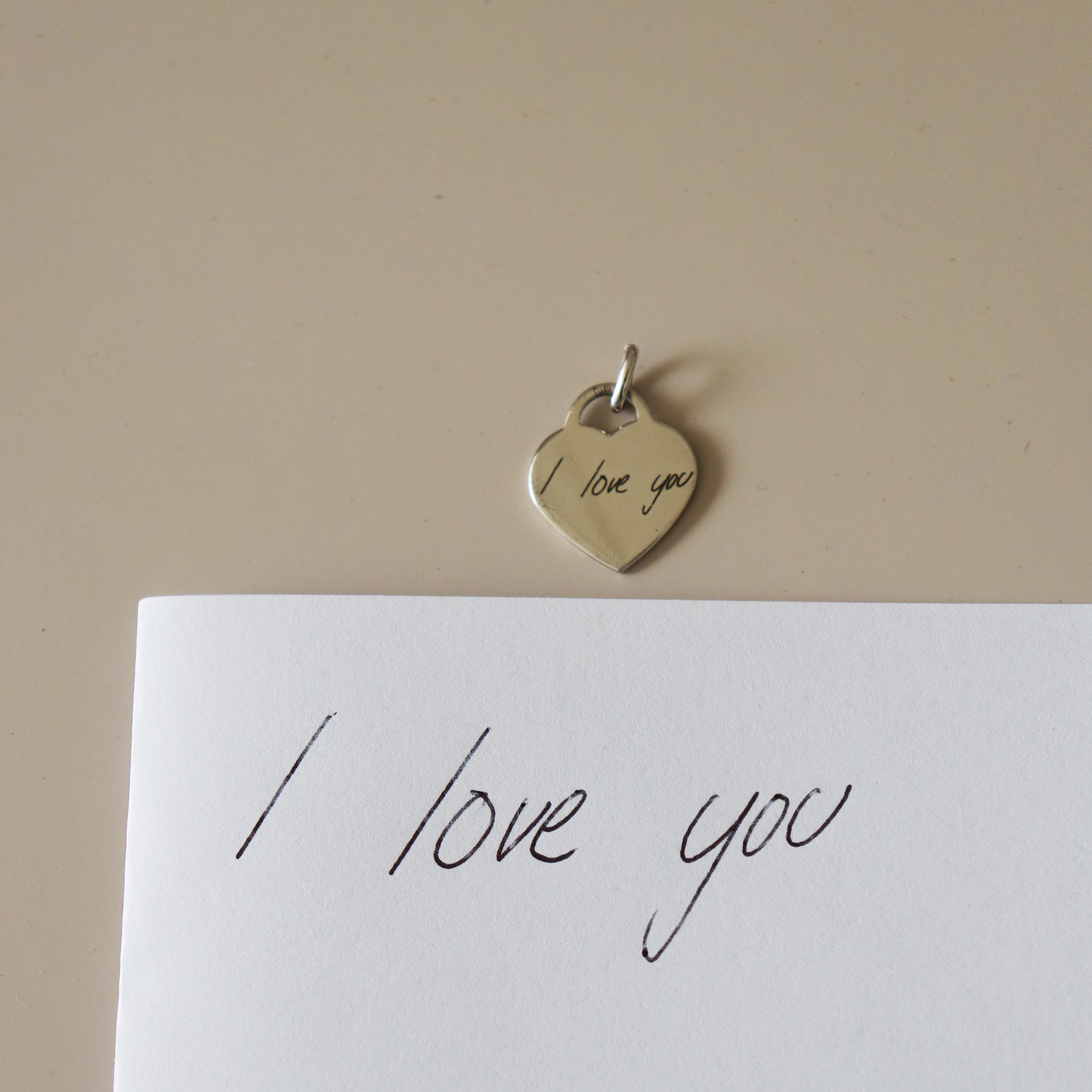 The Heartfelt – Handwritten Heart Pendant
