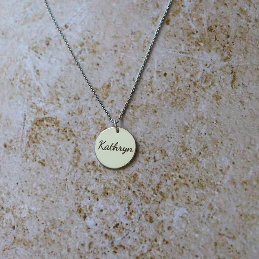 The Name Medallion Necklace