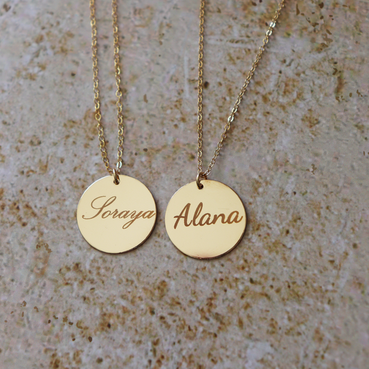The Name Medallion Necklace