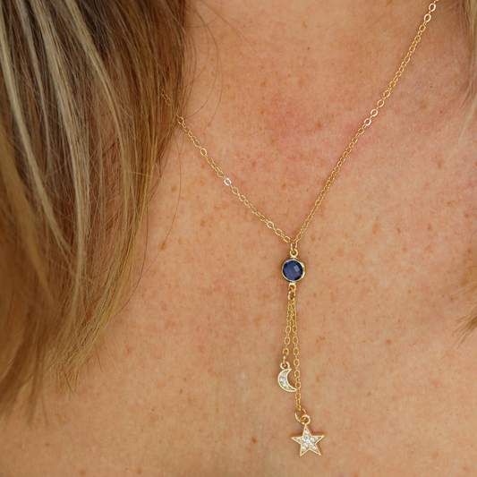 Midnight Sky Necklace - Aligned Gemini Co