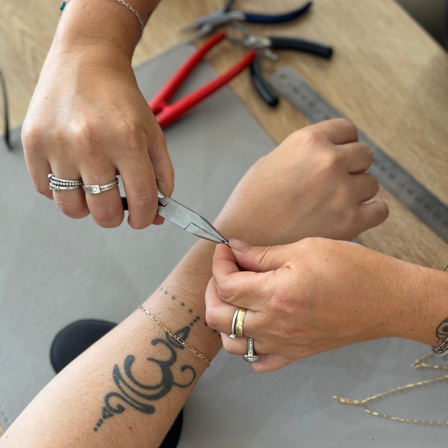Permanent Jewellery x Tiny Tatts Party | Woongarrah - Aligned Gemini Co