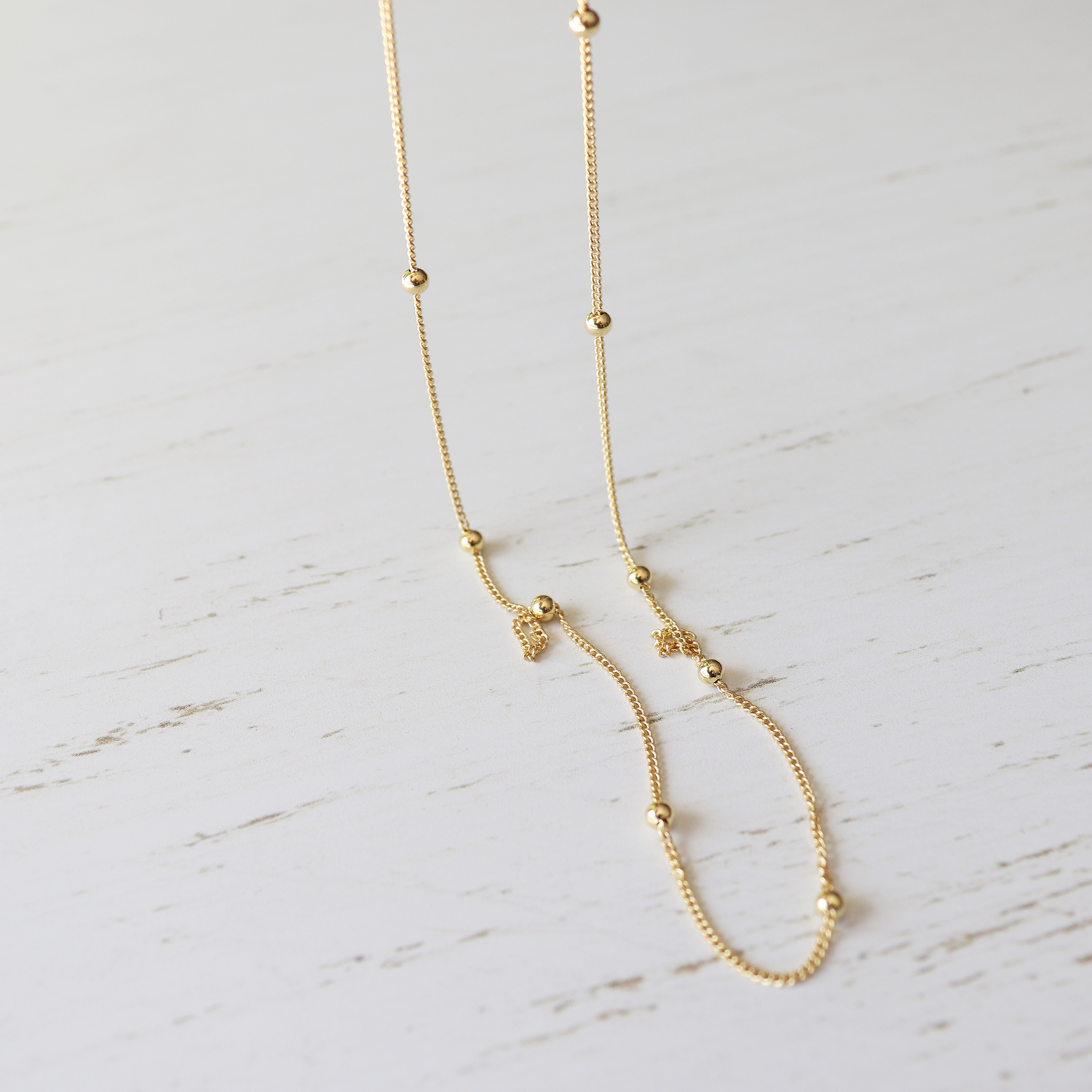 Gold Bead Chain - Aligned Gemini Co