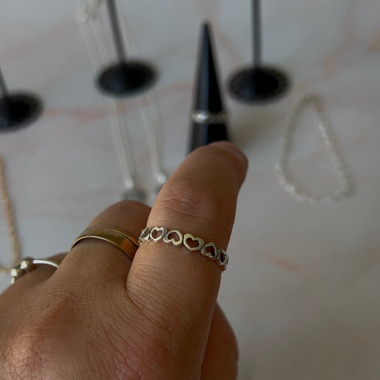 LOVE on repeat Ring - Aligned Gemini Co