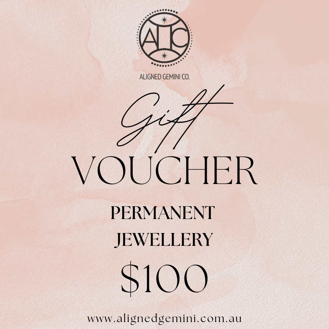 Permanent Jewellery Gift Certificate - Aligned Gemini Co