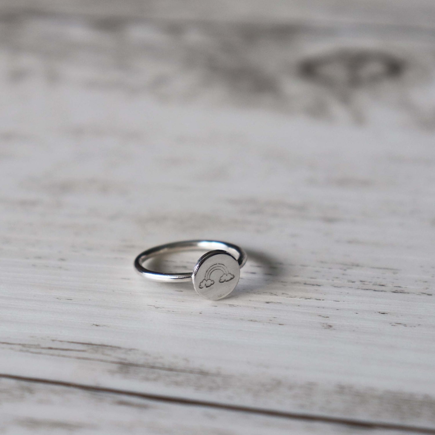Rainbow Ring - Vintage Rose Handmade Jewellery