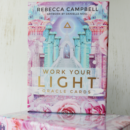 Work Your Light Oracle Cards - Vintage Rose Handmade Jewellery