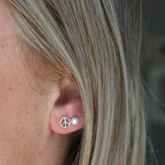 Peace Earring - Aligned Gemini Co