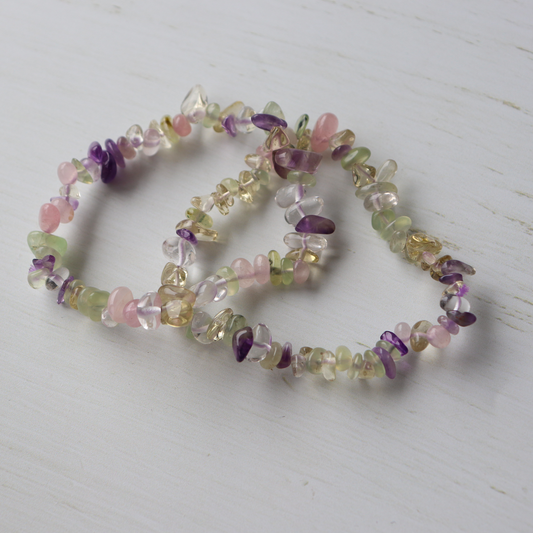 Mixed crystal chip bracelet - Aligned Gemini Co