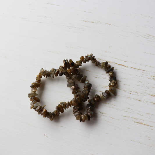 Labradorite Crystal bracelet - Aligned Gemini Co